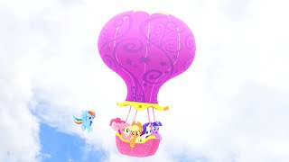 Six Ponies Flying in a Pink Hot Air Balloon [upl. by Enyad]