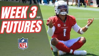 NFL Futures Update  Week 3 [upl. by Nirda]