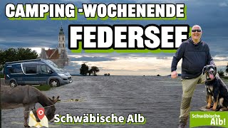 CampingTour Federsee  UNESCO Welterbe Wackelwald einsame Stellplätze und die Altstadt Biberach [upl. by Ycrad]