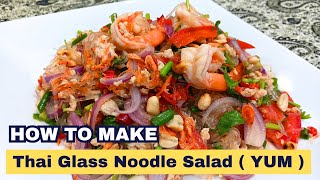 Need a quick recipe TRY THIS Thai Glass Noodle Salad Yum  TUTORIAL UNDER 5 MINS [upl. by Ziladnerb]