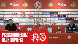 13 Spieltag  Pressekonferenz nach FC Energie Cottbus  RWEFCE immeRWEiter nurderrwe [upl. by Emirac]