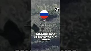 Soldado ruso esquiva 7 drones enemigos🗿 shorts rusia ucrania [upl. by Matthus]