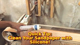 Quick Tip How to Clean SiliconeCrusted Sandpaper Six [upl. by Labannah]