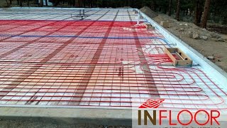 Hydronic Radiant Heating  Concrete Application [upl. by Eicaj]