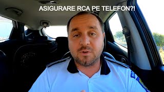 Poti sa prezinți polițistului ASIGURAREA RCA și pe telefon [upl. by Jarl115]