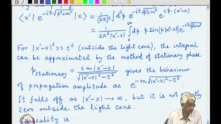 Mod03 Lec27 Relativistic case Particle and antiparticle contributions Feynman prescription [upl. by Asilehs619]