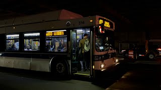 MTA Bus Co 2012 NFI C40LF 514 on the B103LTD to Canarsie departing 4 Av10 St [upl. by Eindys97]