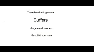 Oefeningen met buffers [upl. by Negaet]