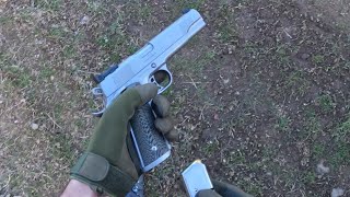 TİSAŞ ZİG M 1911 ÖZEL İNOX ve CANİK TP9 SFT METE tabancaları test ettik [upl. by Sikras]