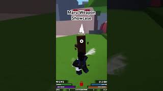 Maru Weapon ShowcaseShindo Life roblox shindolife shorts showcase [upl. by Yllime968]