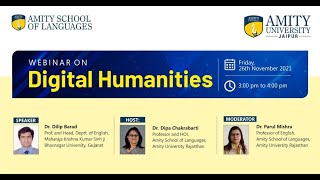 Digital Humanities  Introduction  Amity School of Languages  Amity University  Jaipur [upl. by Kippie327]