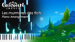 Les murmures des flots 「Fontaine OST」  Genshin Impact Piano Tutorial [upl. by Rachaba]