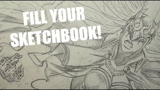 How To Fill Your Sketchbook  Makimono Entertainment [upl. by Dimitry]