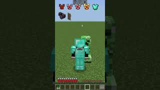 Creeper vs Armor amp shield  Minecraft gameplay  minecraft shorts [upl. by Hopkins]