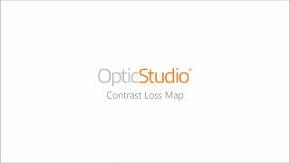 OpticStudio 17 Beta Program Contrast Loss Map [upl. by Leraj]