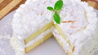 Coconut Cake Cake Ma Prao Aon [upl. by Selima]