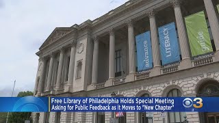 Free Library Of Philadelphia Asking For Publics Feedback As They Move To New Chapter [upl. by Ettenuj333]