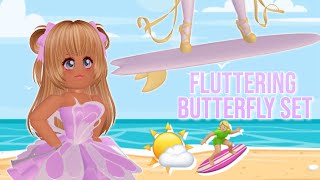 NEW FLUTTERING BUTTERFLY SET  NEW HAIRSTYLES  Royale High Update [upl. by Cahan]