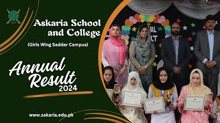 Annual Result Day 2024 Girls Wing Saddar Campus [upl. by Mazurek]