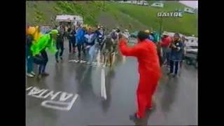 Tour de France 1998 Pantani scatta sul Galibier e vince la tappa GrenobleLes Deux Alpes [upl. by Mady621]