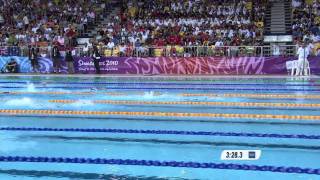 Womens 400m Freestyle Swimming Final  Singapore 2010 Youth Games [upl. by Baumann638]