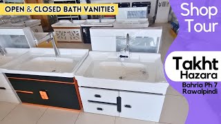 Bath Vanities Sinks Geyser Bath Accessories Motor Taps  Porta Variety  Bahria Phase 8 Rwp [upl. by Adnah893]