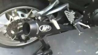 Zx14 with m4 exhaust [upl. by Nimajnab]