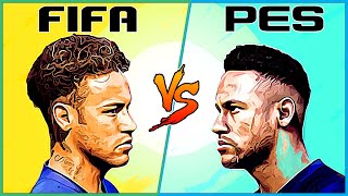 NEYMAR evolution FIFA vs PES 2010  2020 [upl. by Sidras]