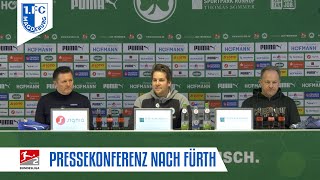 Pressekonferenz nach dem Auswärtsspiel bei der SpVgg Greuther Fürth [upl. by Inhsor332]