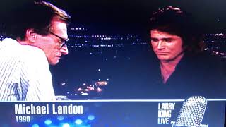 Michael Landon from Larry King Lives Greatest Interviews 1990 [upl. by Ainosal689]