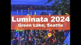 Luminata Light Festival Seattle Welcomes Fall GreenLake Seattle Sep21 2024 [upl. by Flavian807]