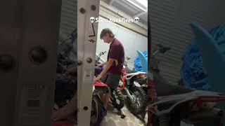 💀50cc backfires💀fypシ゚viral backfires dirtbike pitbike pitbikes motorcycle motorbike [upl. by Pomeroy]