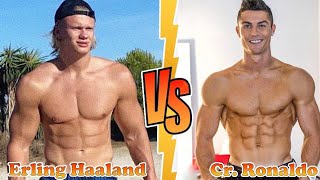 Cristiano Ronaldo vs Earling Haaland Transformation ⭐ 2024 Who is Better [upl. by Yoho840]