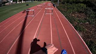 POV Decathlete Hurdles amp Pole Vault Practice 4K [upl. by Trillbee]