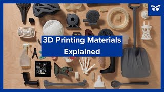 3D Printing Materials Explained Compare FDM SLA and SLS [upl. by Carrel]