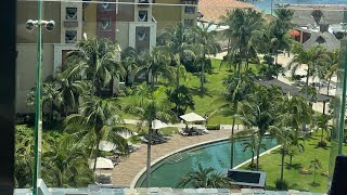 Garza Blanca restores Cancun  room’s view breakfast entertainment [upl. by Adirahs272]