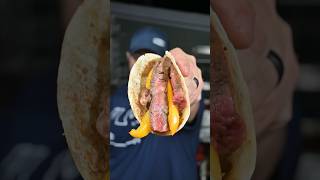 Steak Fajitas over Open Fire bbq recipe [upl. by Wenoa639]