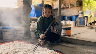 Talented Girl Handcrafts Rice Wine  Traditional Rice Wine Making Steps [upl. by Sorenson]