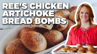 Ree Drummonds Chicken Artichoke Bread Bombs  The Pioneer Woman  Food Network [upl. by Aisetra]