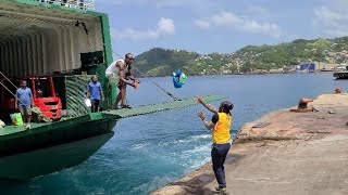 This happened in Kingstown at the wharf  Ferry to Union stvincent caribbean [upl. by Temple]