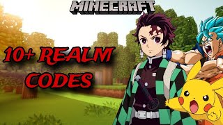 2024 TOP 10 BEST REALM CODES FOR MINECRAFT BEDROCK EDITION 120 [upl. by Acinna]