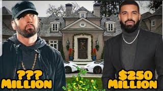 Eminem Vs Drake WHO IS RICHER [upl. by Kesley221]