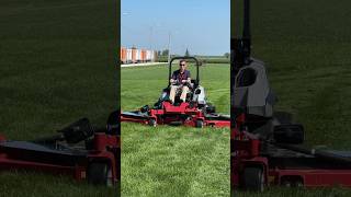 Lawn Care Life Jason Creel Tries 144” Exmark Mower shorts exmark mowers [upl. by Letney659]