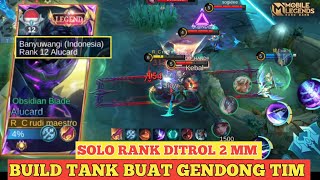 SOLO RANKK DITROL 2 MM‼️ALUCARD BUILD TANK BUAT GENDONG TIMMOBILE LEGENDS [upl. by Otha479]