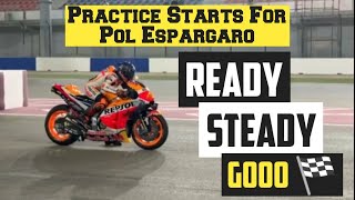 Aksi Start Pol Espargaro yang mengerikan 💥  Holeshot Device  Launch Control Honda RC213V  OA [upl. by Pierpont36]