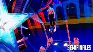 Workout Dance nos maravilla con fuerza riesgo y poesía  Semifinales 3  Got Talent España 2017 [upl. by Alleynad]