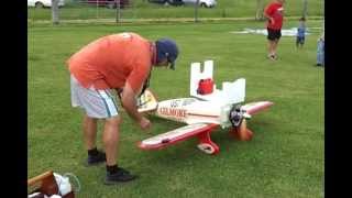 RC BH Gilmore with ASP FS 400 Radial Engine [upl. by Hamel]