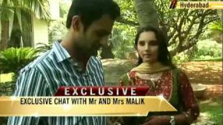 Newlyweds Sania Shoaib talk to NDTV [upl. by Frederic]