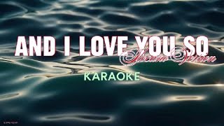 AYAYATENKA  And I Love You So Ilocano Version  KARAOKE [upl. by Mikeb]