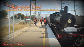 Queensland Trains Cloncurry 150 Rockhampton to Bundaberg [upl. by Ruelle]